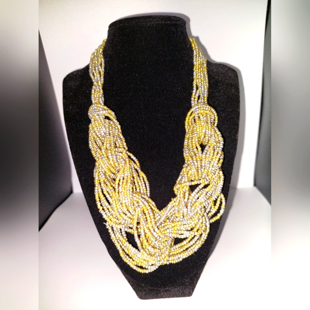 Paparazzi Necklace ~ City Catwalk - Gold and Earrings